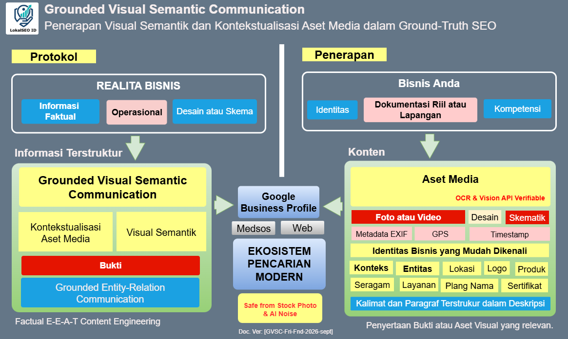 Grounded Visual Semantic Communication - Skema Metode atau Protokol dan terapannya
